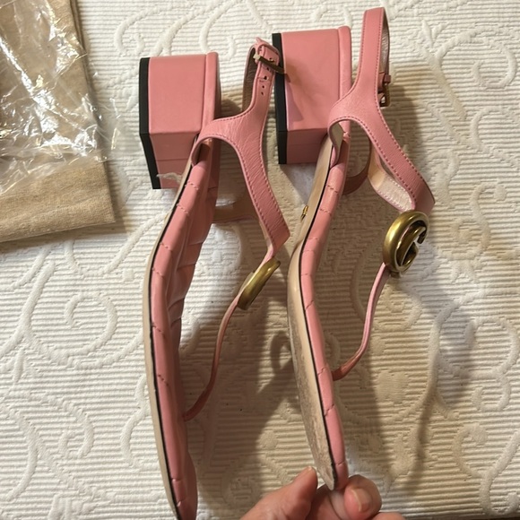Gucci Wild Rose Charlotte Marmont Sandal. Nearly new. 38.5 - Picture 17 of 17